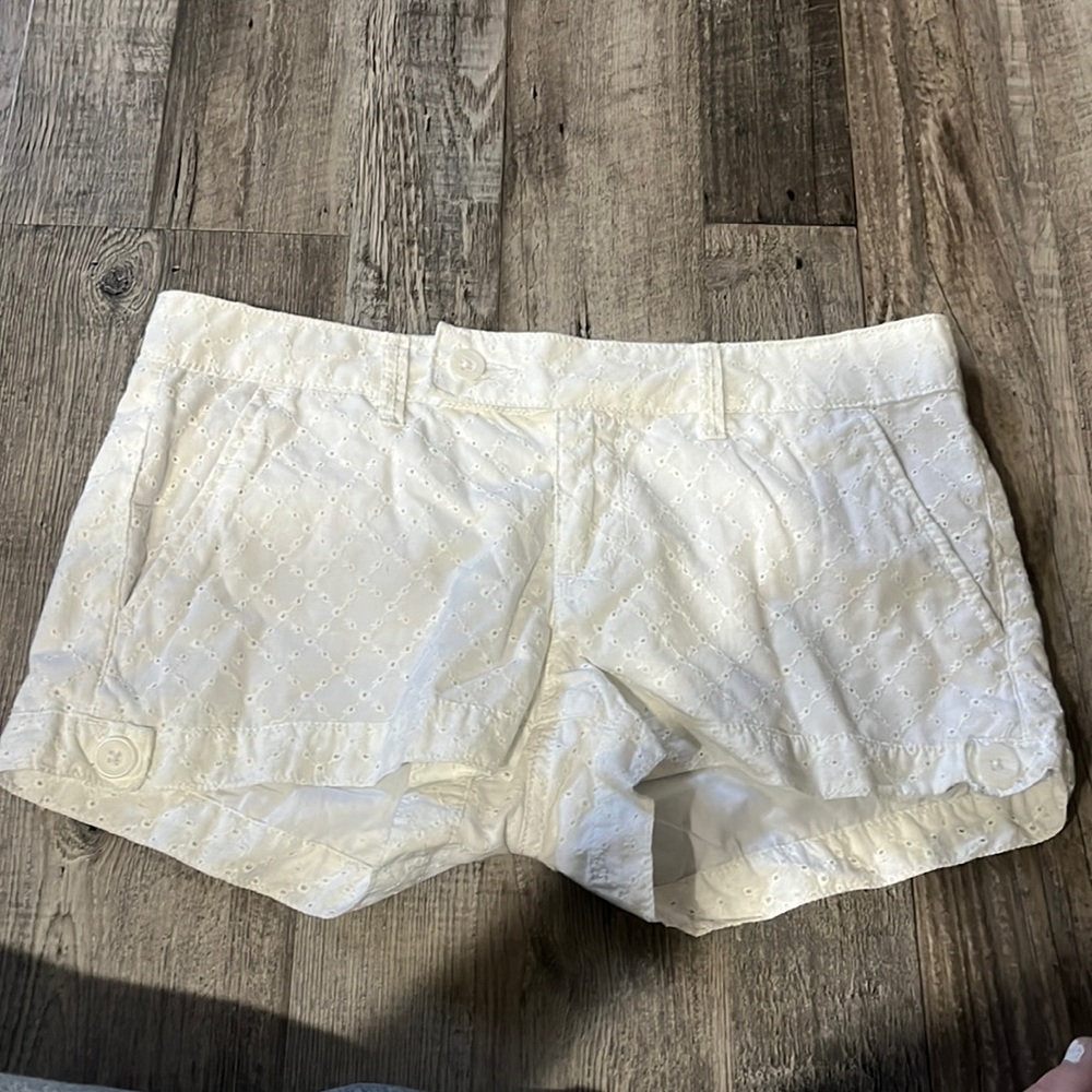 Junior Girls White Shorts